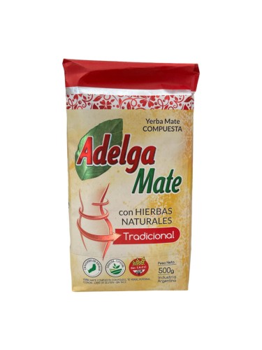 Yerba Mate Adelga con hierbas naturales 500g