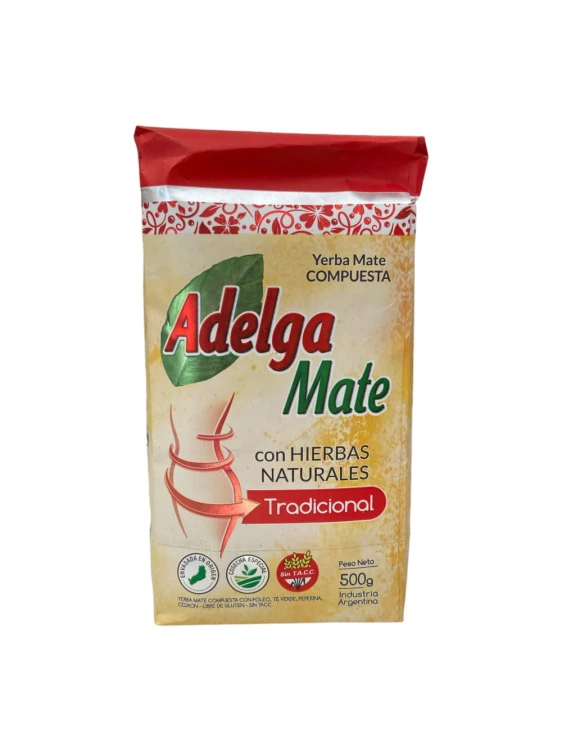 Yerba Mate Adelga con hierbas naturales 500g