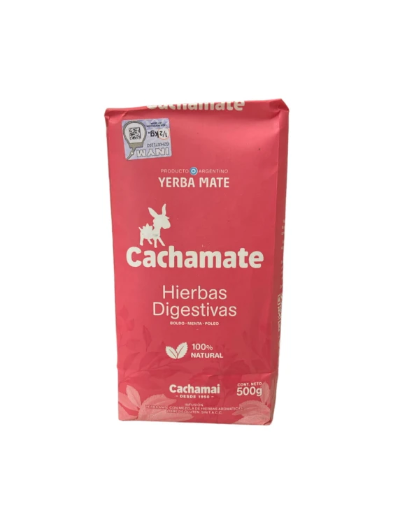 Yerba mate Cachamate Hierbas Digestives "Rosa" 500g
