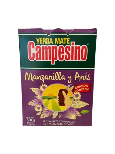 Yerba Mate Campesino Manzanilla y Anis 500g