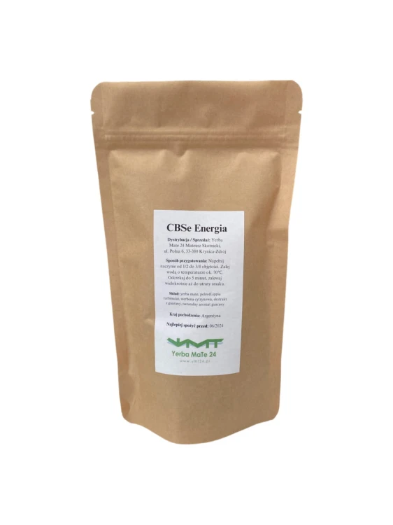 PRÓBKA Yerba mate CBSe Energia Guarana 100g