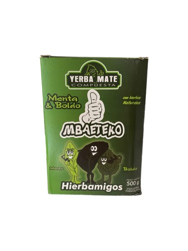 Yerba mate Mbaeteko Menta Boldo 500g