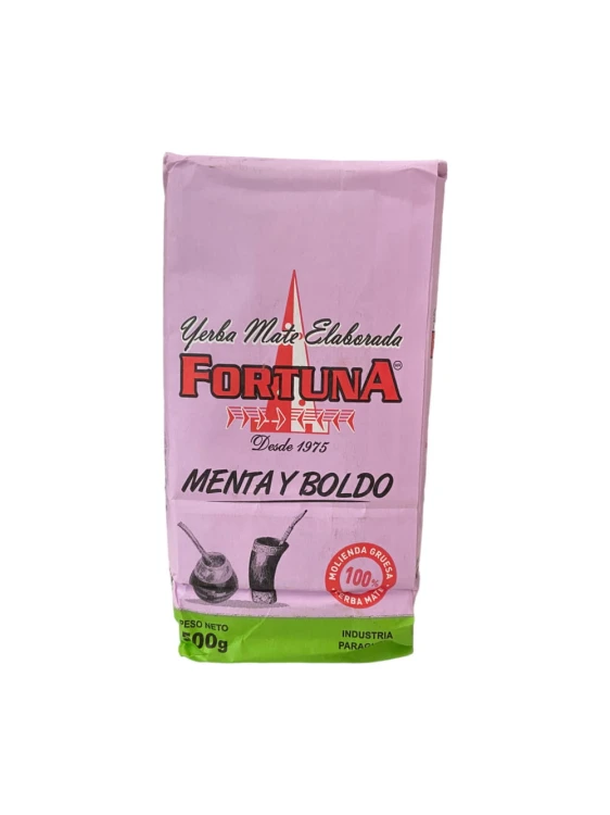Yerba mate Fortuna Menta y Boldo 500g
