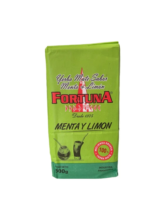 Yerba mate Fortuna Menta y Limon 500g