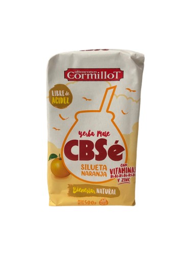 Yerba mate CBSe Silueta Naranja 500g