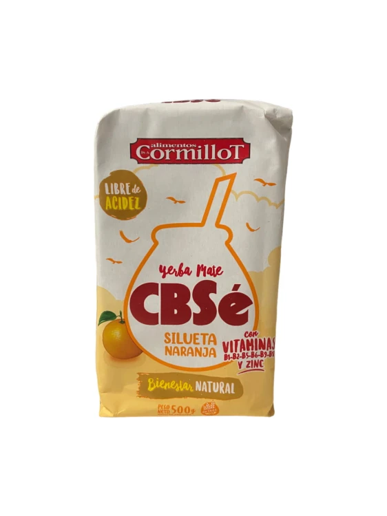 Yerba mate CBSe Silueta Naranja 500g