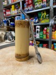 Bombilla (bomba) Bortonaggio 1000 Furos Handmade INOX ze szczoteczką 21 cm