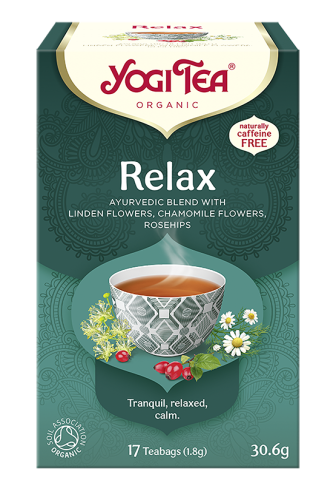 Ajurwedyjska herbatka Relax YogiTea Organic 17x1,8g
