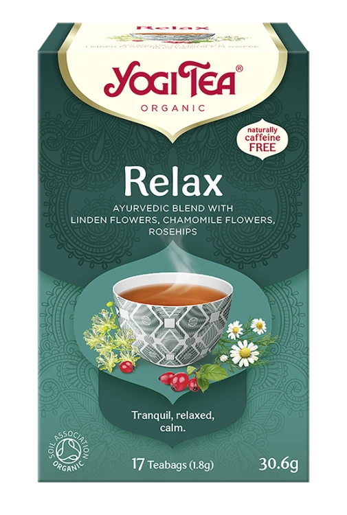 Ajurwedyjska herbatka Relax YogiTea Organic 17x1,8g