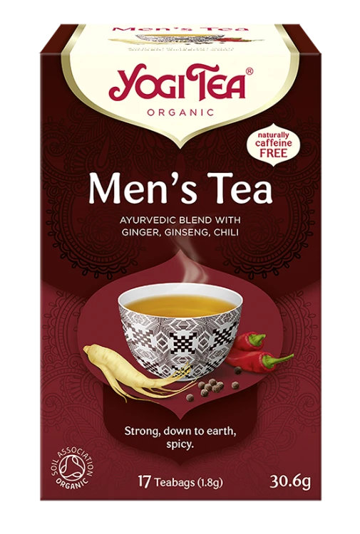 Ajurwedyjska herbatka Men's Tea YogiTea Organic 17x1,8g