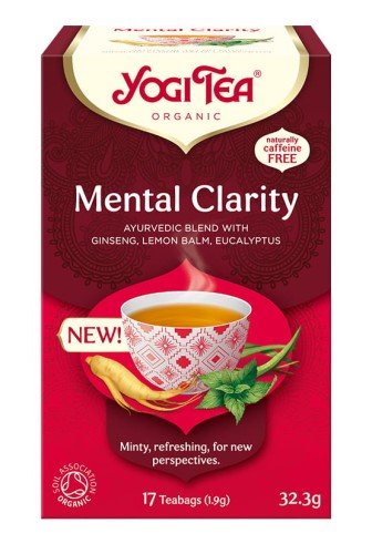 Ajurwedyjska herbatka Mental Clarity YogiTea Organic 17x1,9g