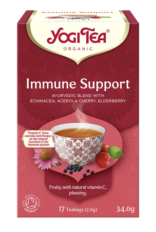 Ajurwedyjska herbatka Immune Support YogiTea Organic 17x2g