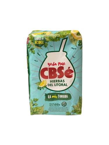 Yerba mate CBSe Hierbas del Litoral 500g