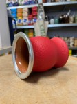 Naczynie Copita Ceramico Rojo 200 ml - widok z boku