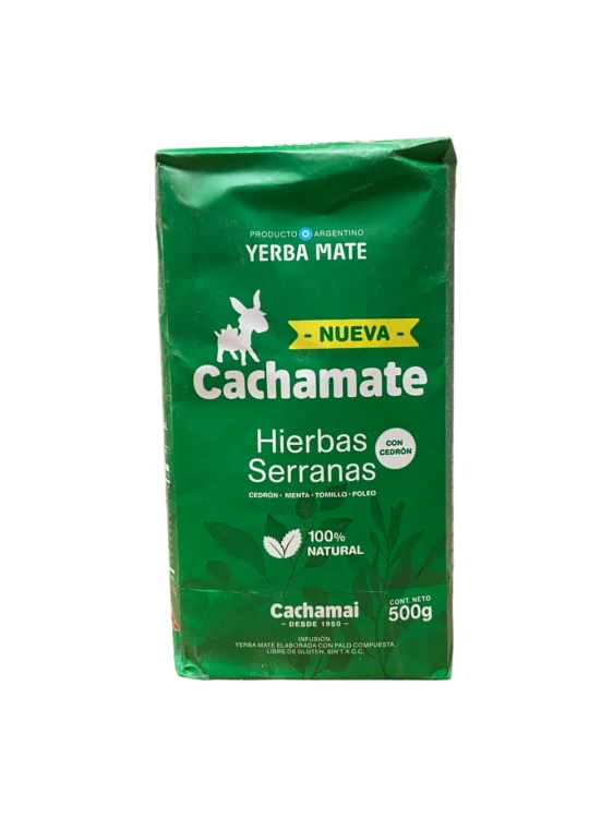 Yerba Mate Cachamate Hierbas Serranas Nueva 500g