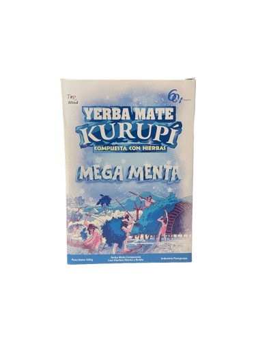 Yerba mate Kurupi Mega Menta 500g