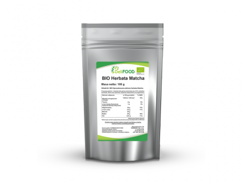 BIO Herbata Matcha sproszkowana 100g DeliFood