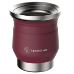 Cuia de Inox "Tupi" Rosa Termolar 250 ml