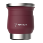 Cuia de Inox "Tupi" Rosa Termolar 250 ml - widok z boku