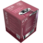 Cuia de Inox "Tupi" Rosa Termolar 250 ml  - pudełko
