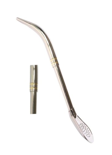 Bombilla La Neuquina Pico del loro 17,5 cm INOX