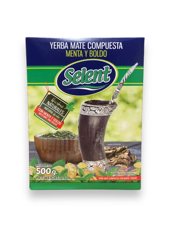 Yerba mate Selent Menta Boldo 500g