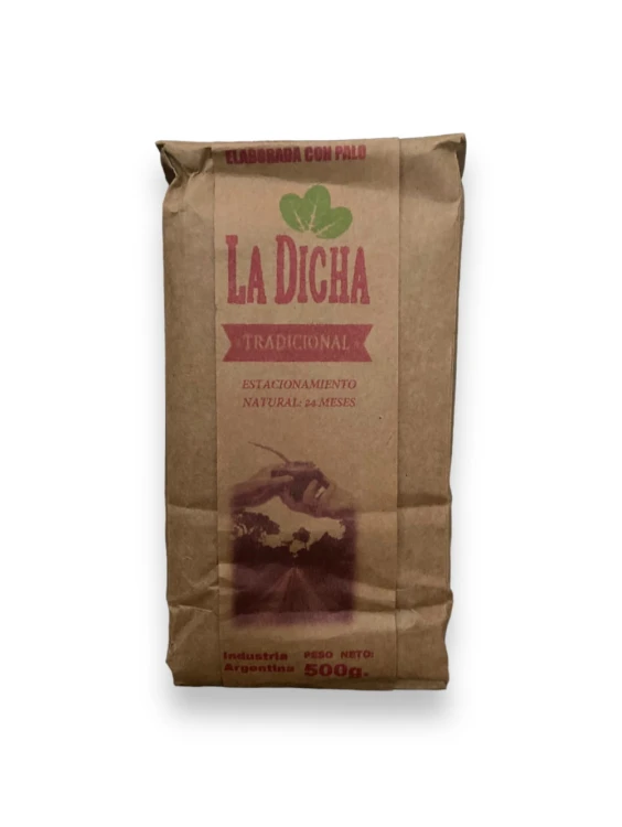 Yerba mate La Dicha Tradicional 500g - stary wygląd opakowania