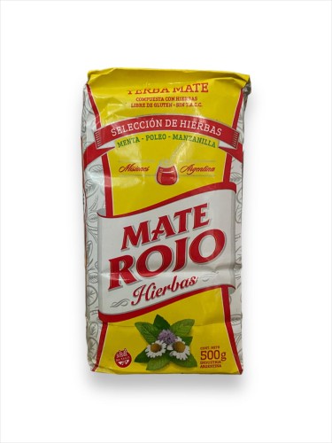 Yerba Mate Mate Rojo Compuesta con hierbas 500g