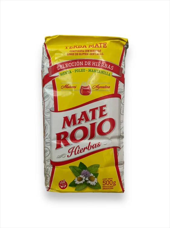 Yerba Mate Mate Rojo Compuesta con hierbas 500g