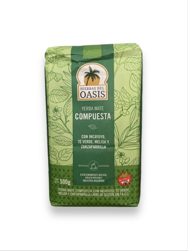 Yerba mate Hierbas del Oasis Compuesta con hierbas 500g