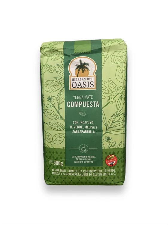 Yerba mate Hierbas del Oasis Compuesta con hierbas 500g