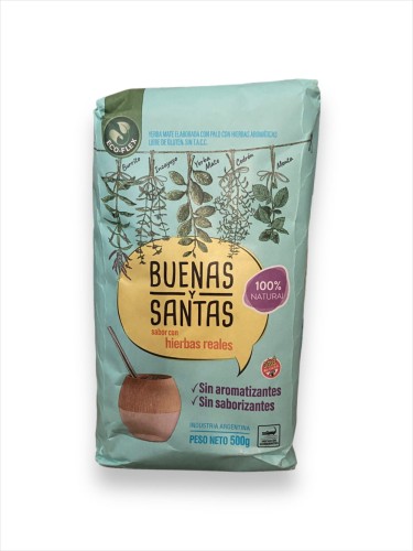 Yerba mate Buenas y Santas compuesta con Hierbas 500g
