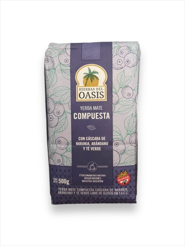 Yerba mate Hierbas del Oasis con Arandanos (jagodowa) 500g