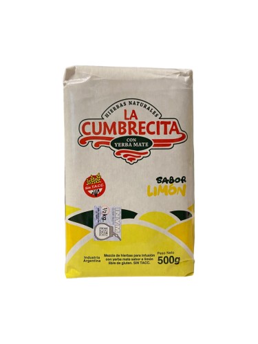 Yerba mate La Cumbrecita Sabor Limon 500g