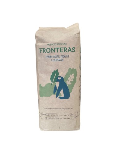 Yerba mate Fronteras con menta y lavanda 500g