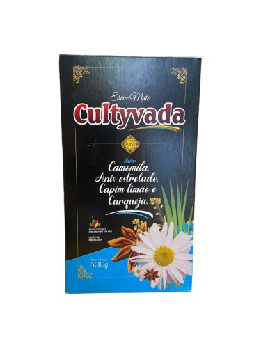 Erva Mate Cultyvada Chimarrao con hierbas 500g Vacuum