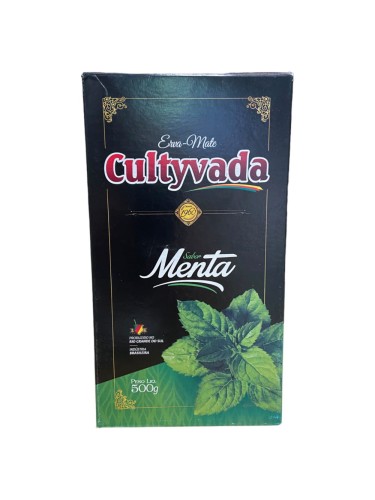 Erva Mate Cultyvada Chimarrao con menta 500g Vacuum