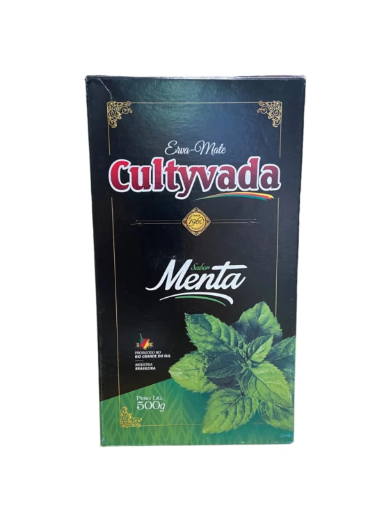 Erva Mate Cultyvada Chimarrao con menta 500g Vacuum