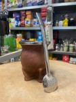 Bombilla (bomba) Baldo INOX z grawerem 19 cm