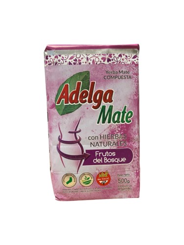 Yerba Mate Adelga Mate Frutos del Bosque 500g