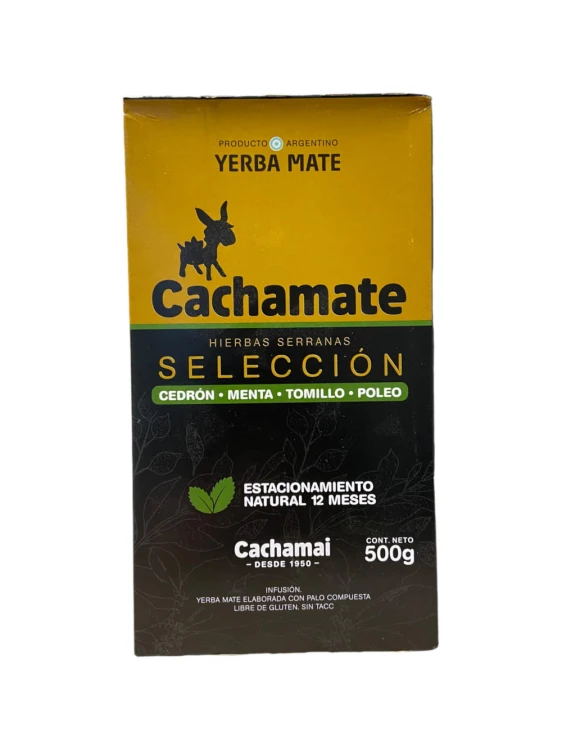 Yerba Mate Cachamate Hierbas Serranas Seleccion Premium 500g