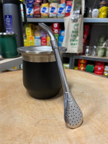 Bombilla ze stali nierdzewnej El Paisito Inox "Anillo" 19,5 cm