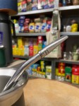 Bombilla ze stali nierdzewnej El Paisito Inox "Lisa" 19,5 cm - zbliżenie na utnik