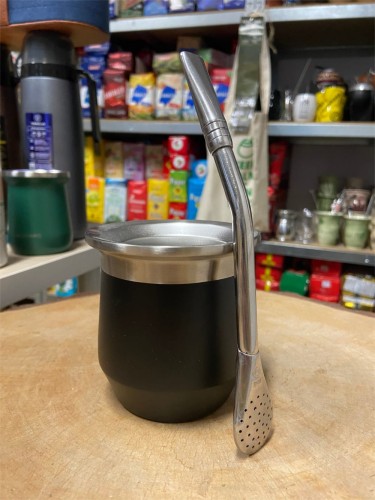 Bombilla ze stali nierdzewnej El Paisito Inox "Lisa" 19,5 cm