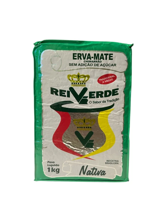 Yerba mate Rei Verde Chimarrao Nativa Vacuum 1000g