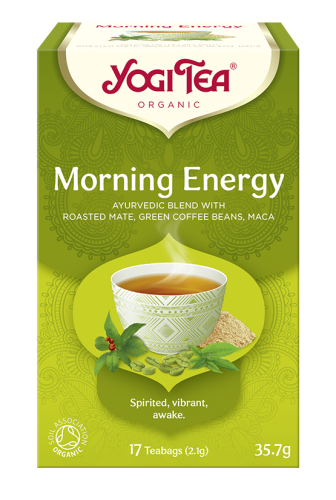 Ajurwedyjska herbatka "Morning Energy" YogiTea Organic 17x2,1g