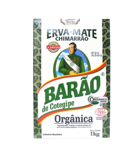 Erva mate Barao De Cotegipe Organica 1kg