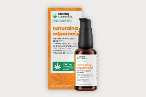 Olejek konopny "Naturalna odporność" 30 ml Full Spectrum