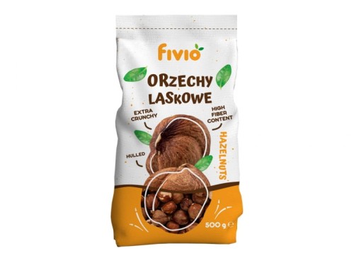 Orzechy laskowe łuskane 500g Fivio