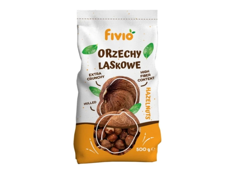 Orzechy laskowe łuskane 500g Fivio